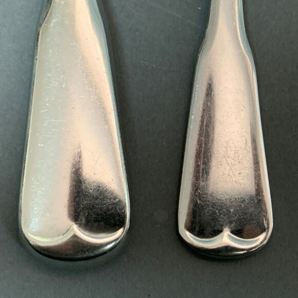 Oneida Profile Plymouth Rock Forks Knife Spoons Stainless Place Setting Lot of 5 - Picture 6 of 12